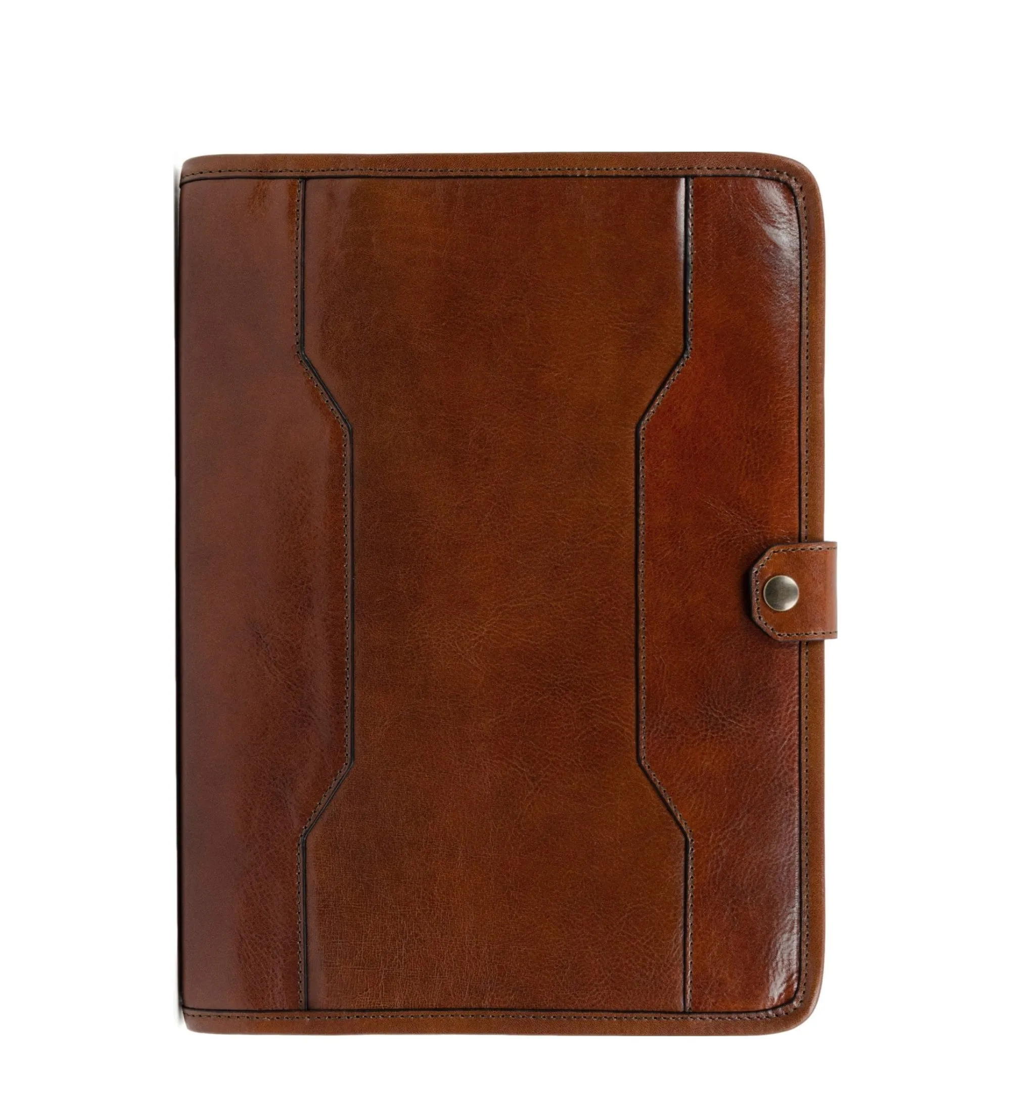 Womens Leather A4 Documents Folder Organizer - The Call of the Wild